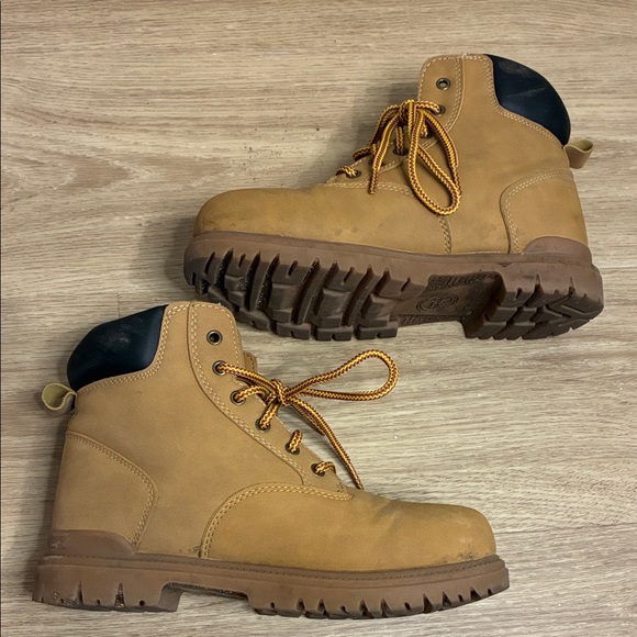 Tan Leather Lace-Up Boots - Boys 5 / Women’s 7ish - Picture 6 of 8